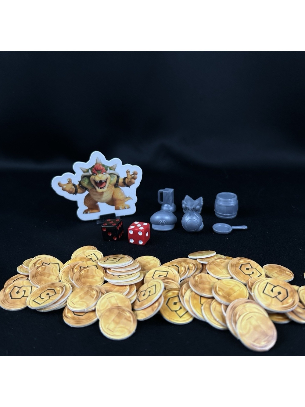 Super Mario Bros. Movie Monopoly Board Game Replacement Tokens Dice & Money